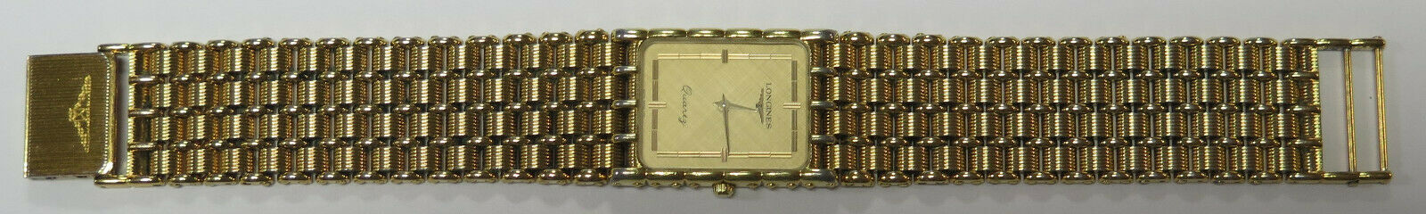 Vintage Longines MZ5712 0961 Swiss Quartz Gold Tone Watch CMZ 5712