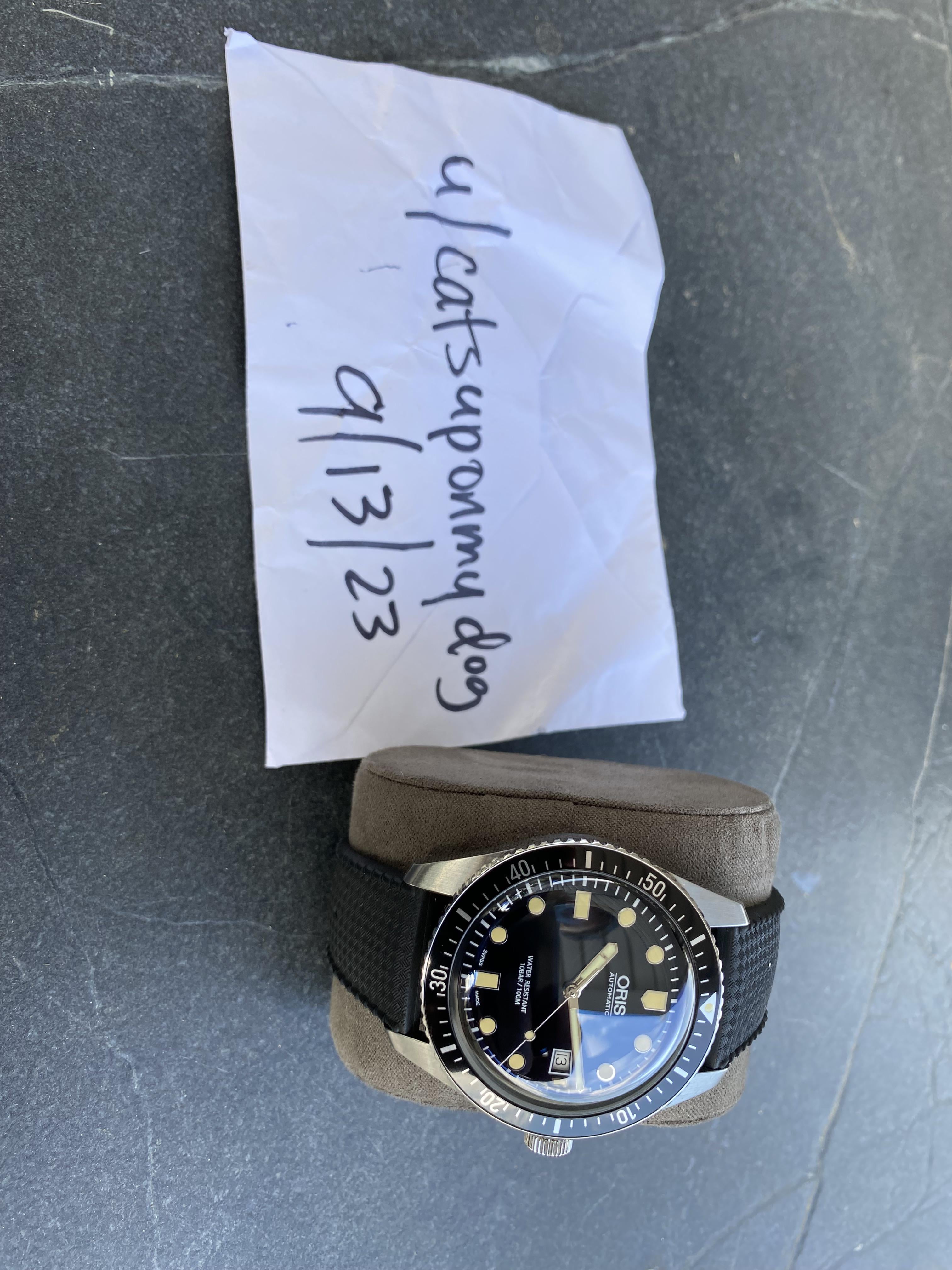 WTS Oris Diver 65 black 42 WatchCharts