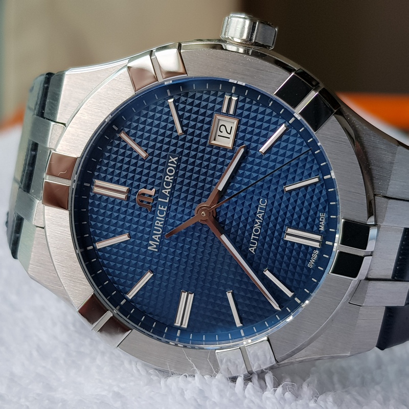 WTS Maurice Lacroix Aikon A1 6008 BNIB blue dial WatchCharts