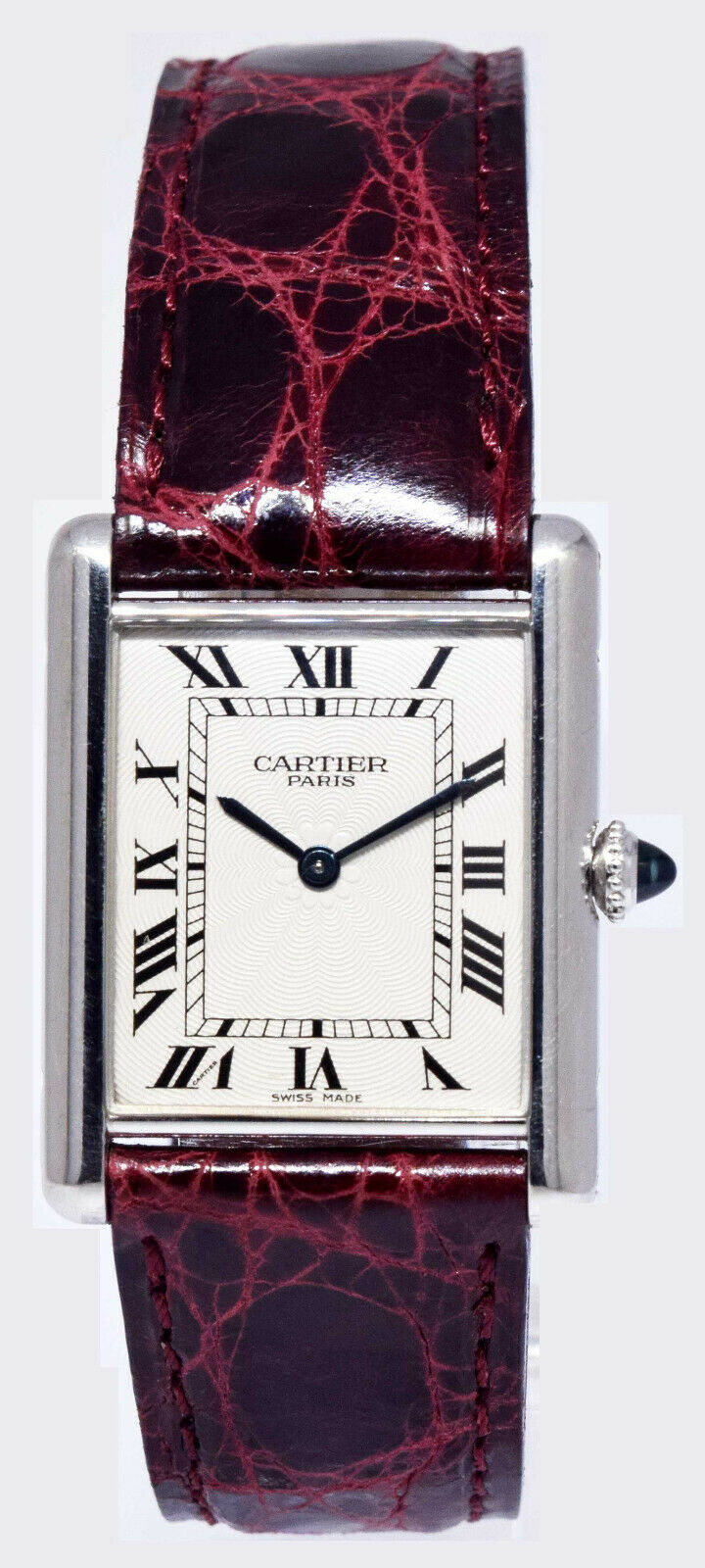 Cartier Tank Platinum Mecanique Limited Edition Watch Box Books