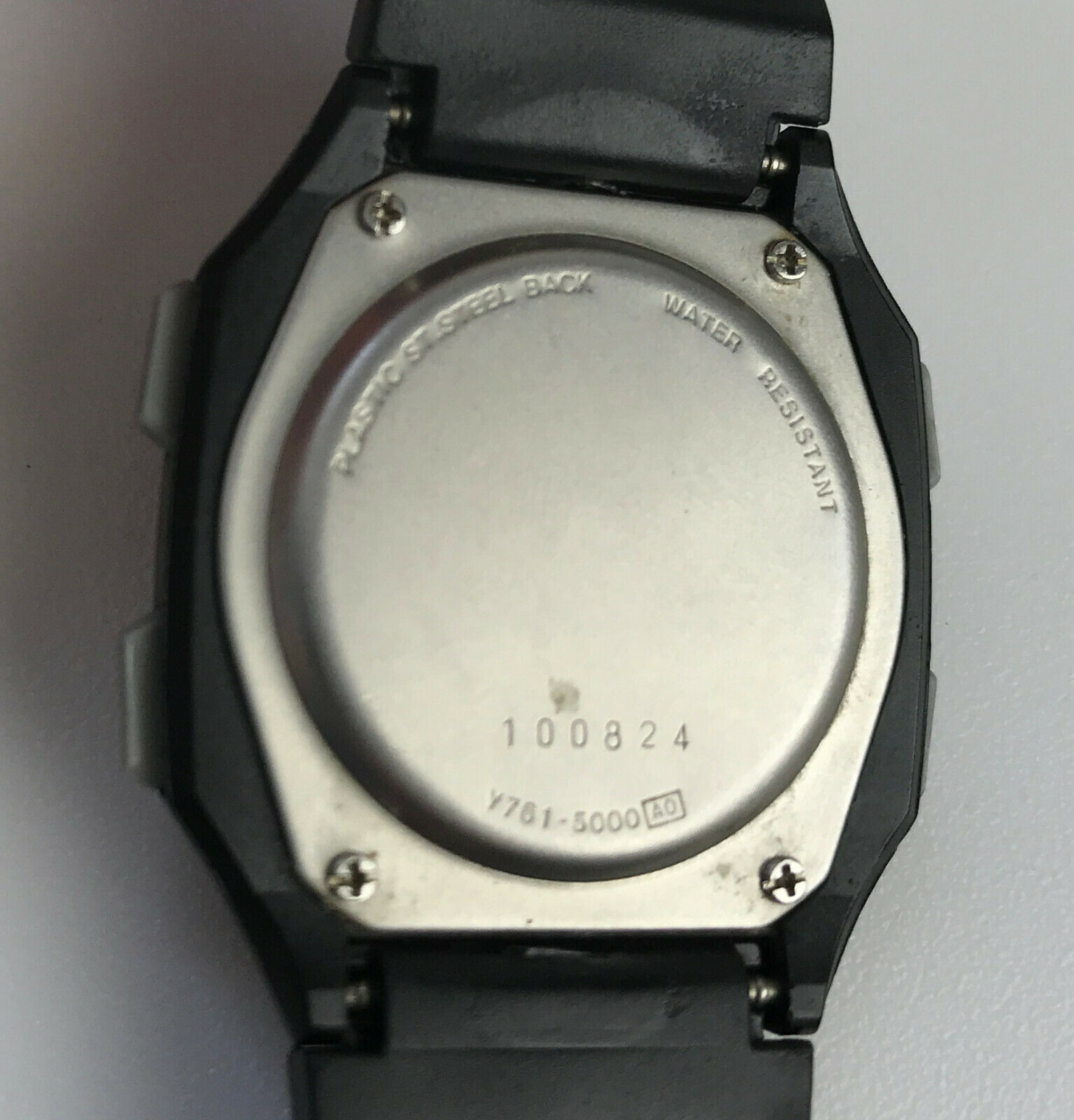 Vintage Seiko Alba Game Watch Y761-5000 black LCD digital speed 