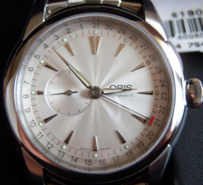 FS ORIS Artelier Small Second Pointer Date 650 BO shipped CONUS