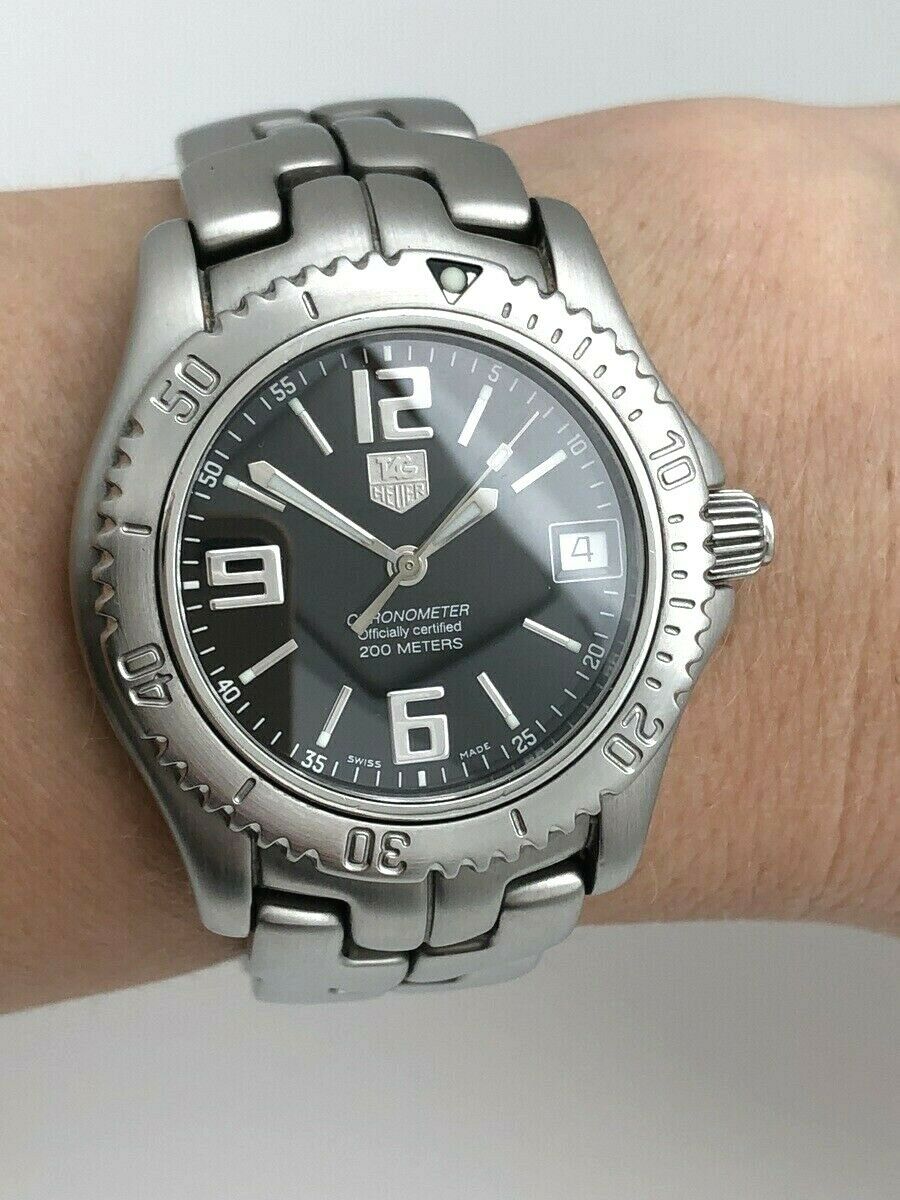 Tag Heuer AUTOMATIC Chronometer 200M Steel WT5210 BLACK DIAL 37mm