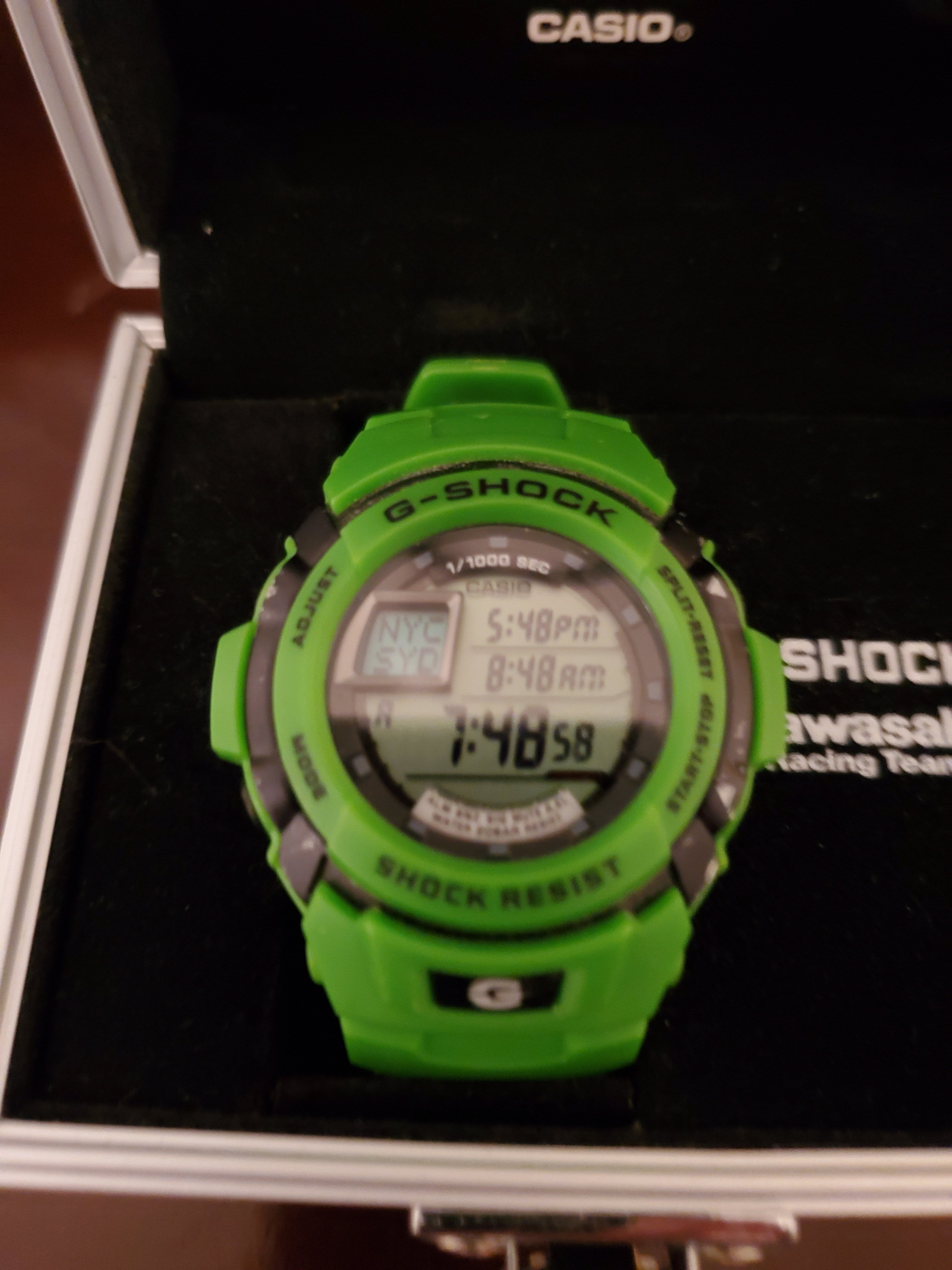 Casio G Shock Kawasaki Vintage Racing Team Limited Digital