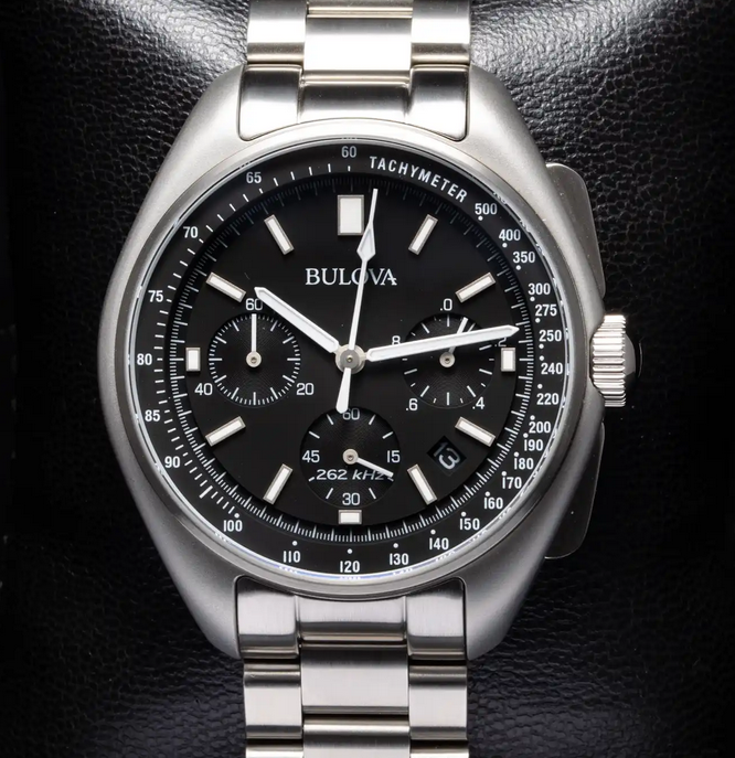 Bulova men's special edition moon watch stainless steel online 96b258