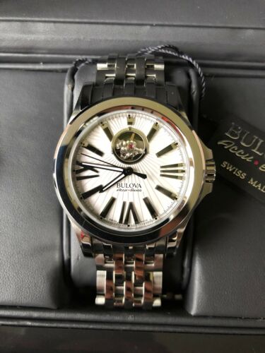 Bulova Accu-Swiss 63A125 Kirkwood Mens Swiss Automatic Watch $1295