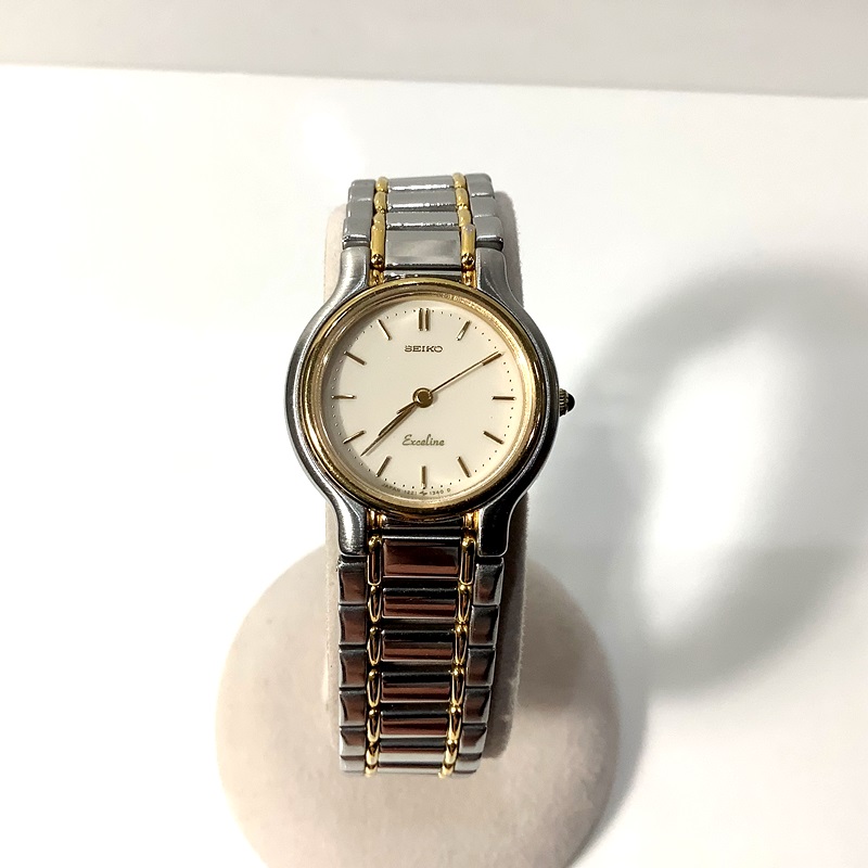 Seiko (SEIKO) Exceline 1221-0190 quartz combination color watch