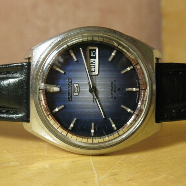 RARE VINTAGE SEIKO 1970'S AUTOMATIC 2 TONE DIAL MENS WATCH MODEL 6119 ...