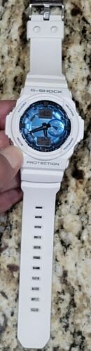 Casio 5255 G-Shock White / Ice Blue Ed - NEW BATTERY GA150