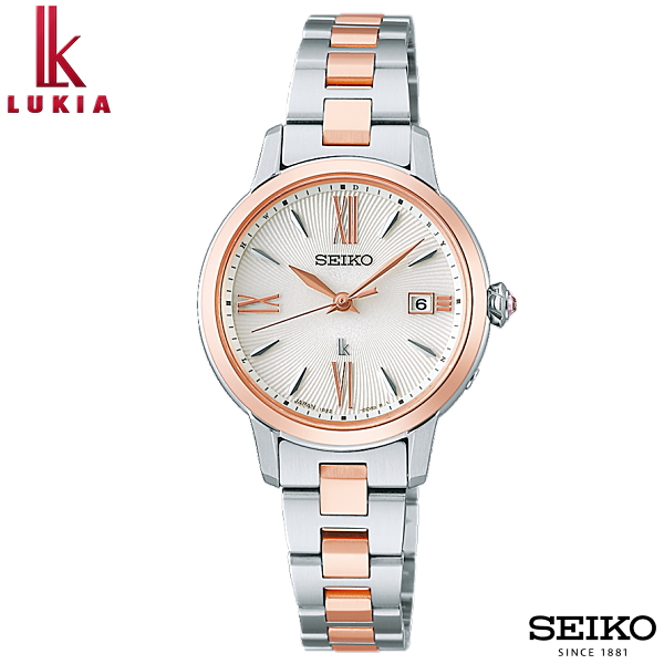 Asuraku Seiko Lucia SEIKO LUKIA SSVW206 Solar Radio Women s Watch