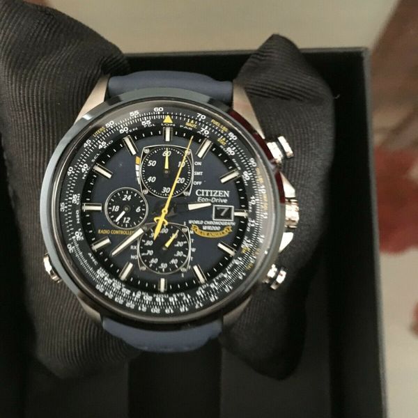 Citizen EcoDrive Men's Blue Angels Atomic Chronograph 42mm Watch