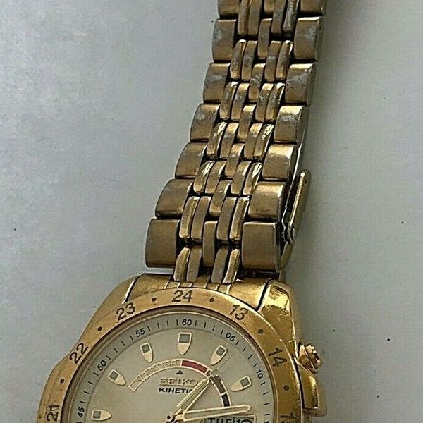 Vintage Seiko Kinetic SQ50 day/date mens watch, ref.# 5M43-0A29 |  WatchCharts
