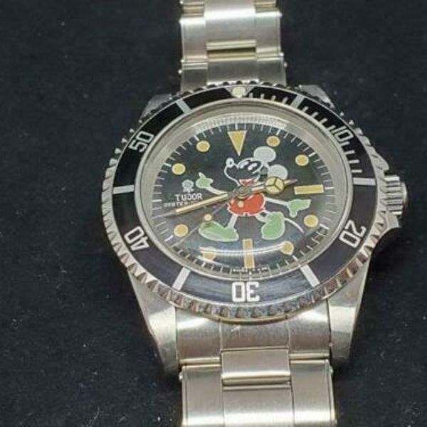 AUTH TUDOR WATCH SUBMARINER REF.7016/0 AUTOMATIC CASE 39MM MICKEY