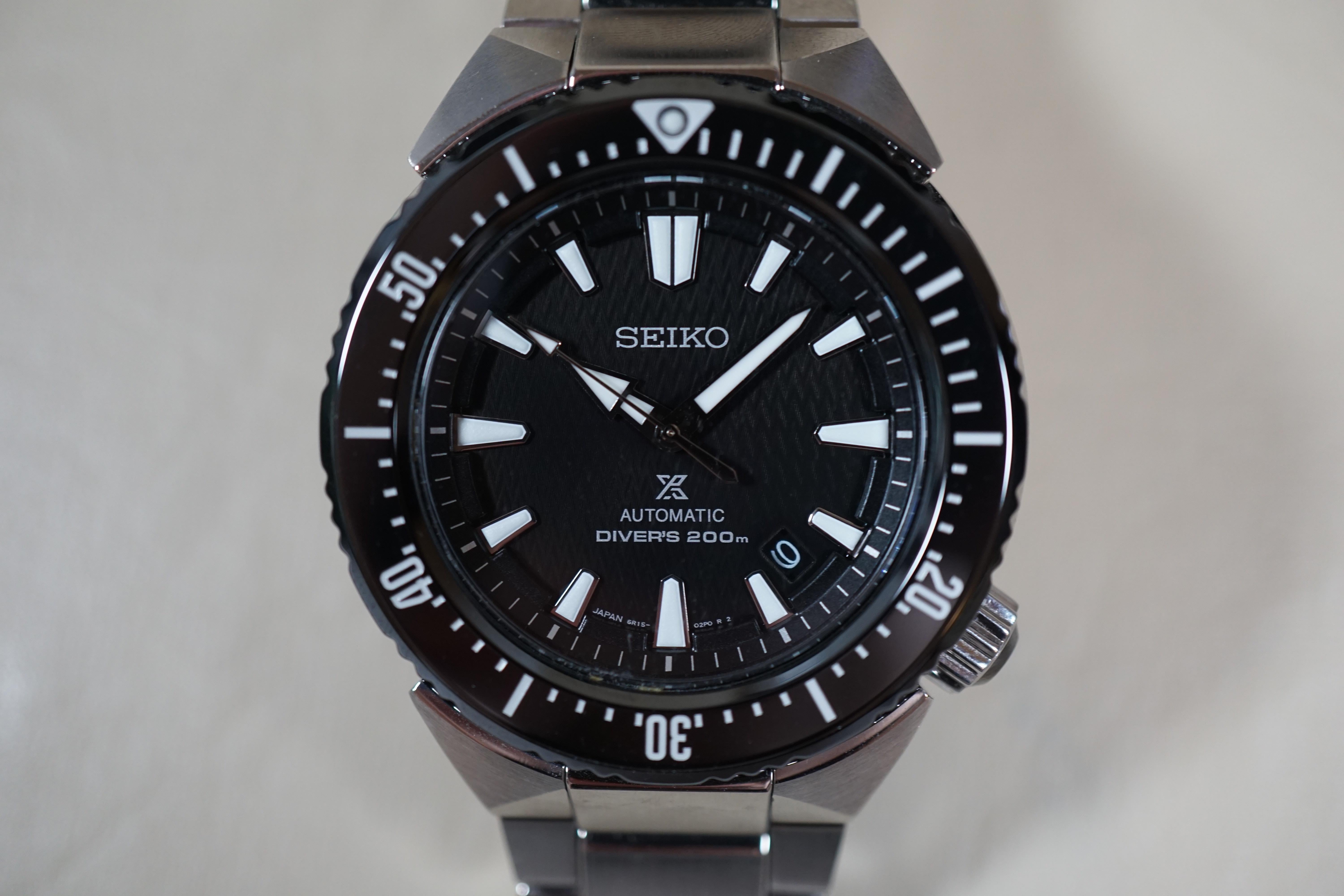 WTS] Seiko Prospex SBDC039 6R15 Transocean Black Divers 200M Automatic -  $400 | WatchCharts