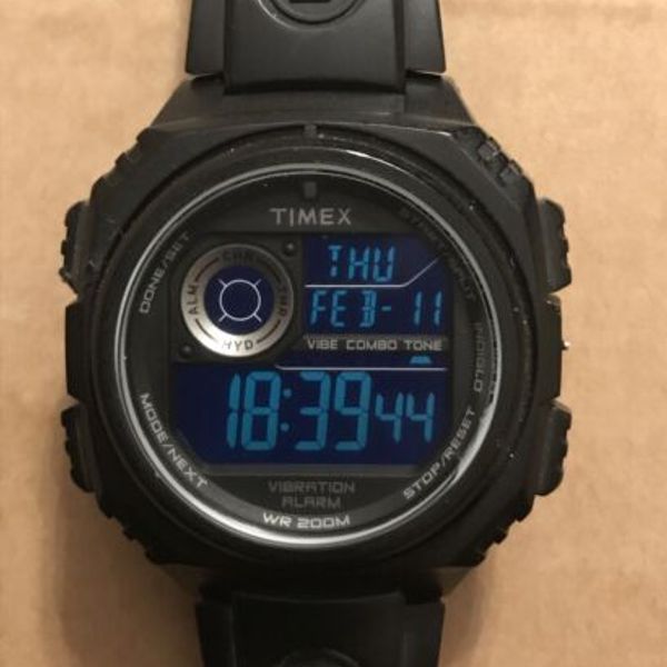 Timex Men's Expedition Vibe Combo Tone Digital Quartz 200m Vibration