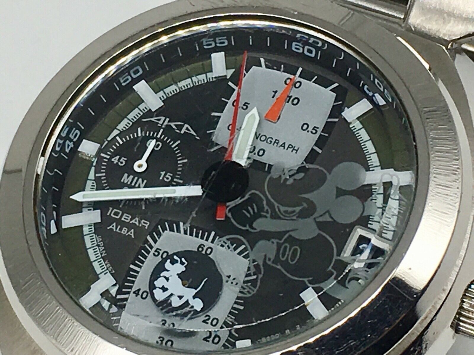 SEIKO ALBA AKA V657-6160 Disney Store Limited to 2000 Chronograph
