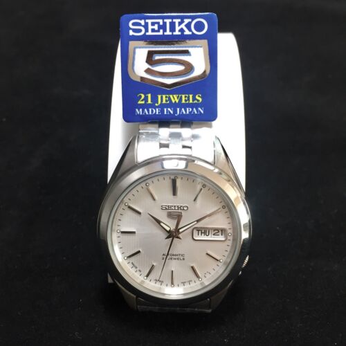 SEIKO 5 SNKL15 SNKL15J1 21 Jewels Automatic Japan Made 30m WR Box