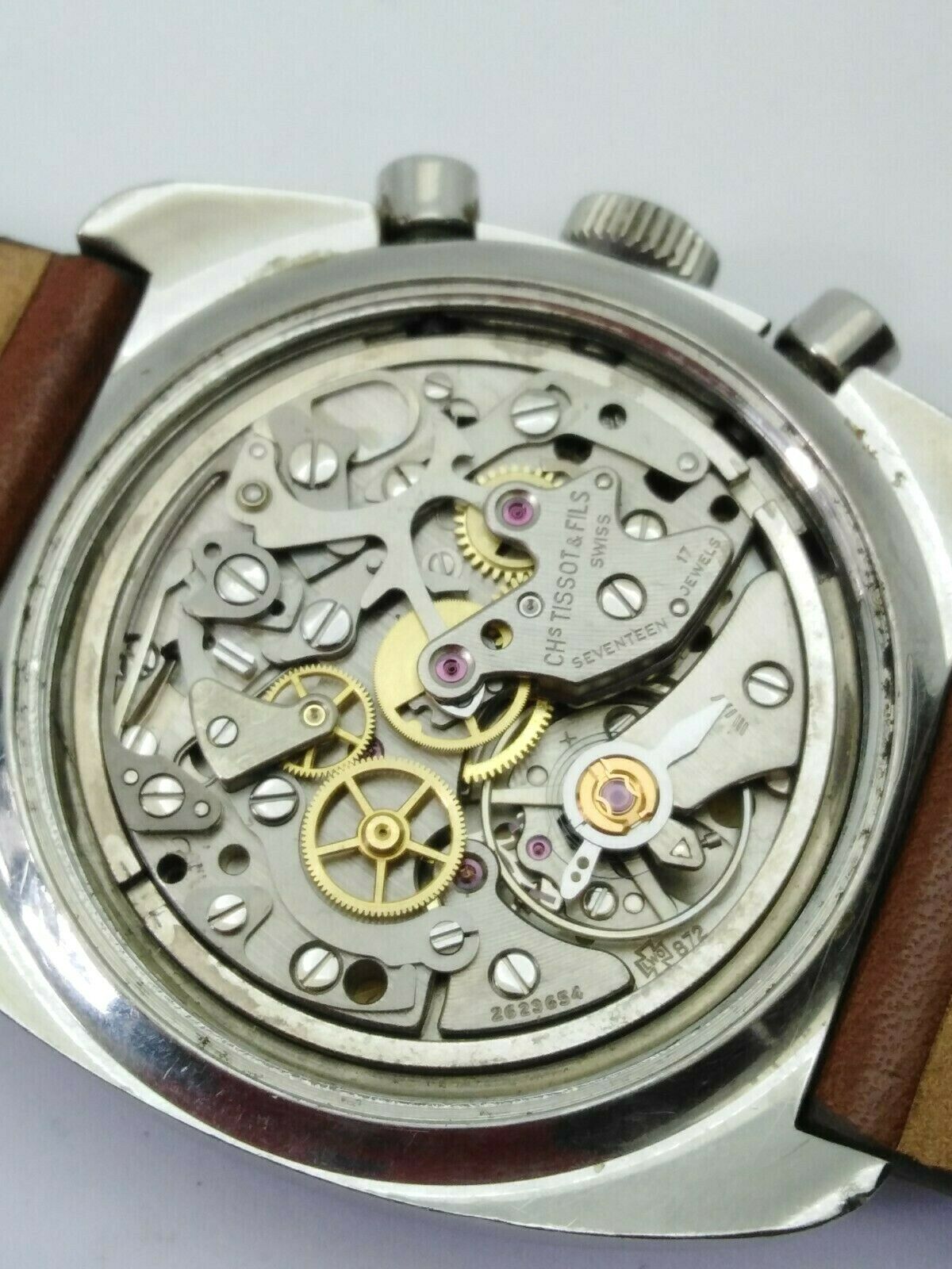 TISSOT CHRONOGRAPH NAVIGATOR TROPICALIZED DIAL Cal. 872 BY OMEGA