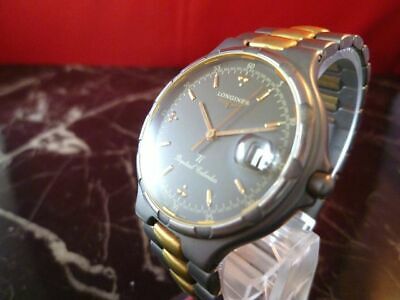 LONGINES L234.2 CONQUEST Ti PERPETUAL CALENDAR GOLD GRAY VINTAGE