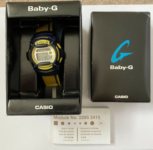 Vintage 2002 Casio Baby G-Shock Divers Watch.Model 2285 BG 166V 9V 