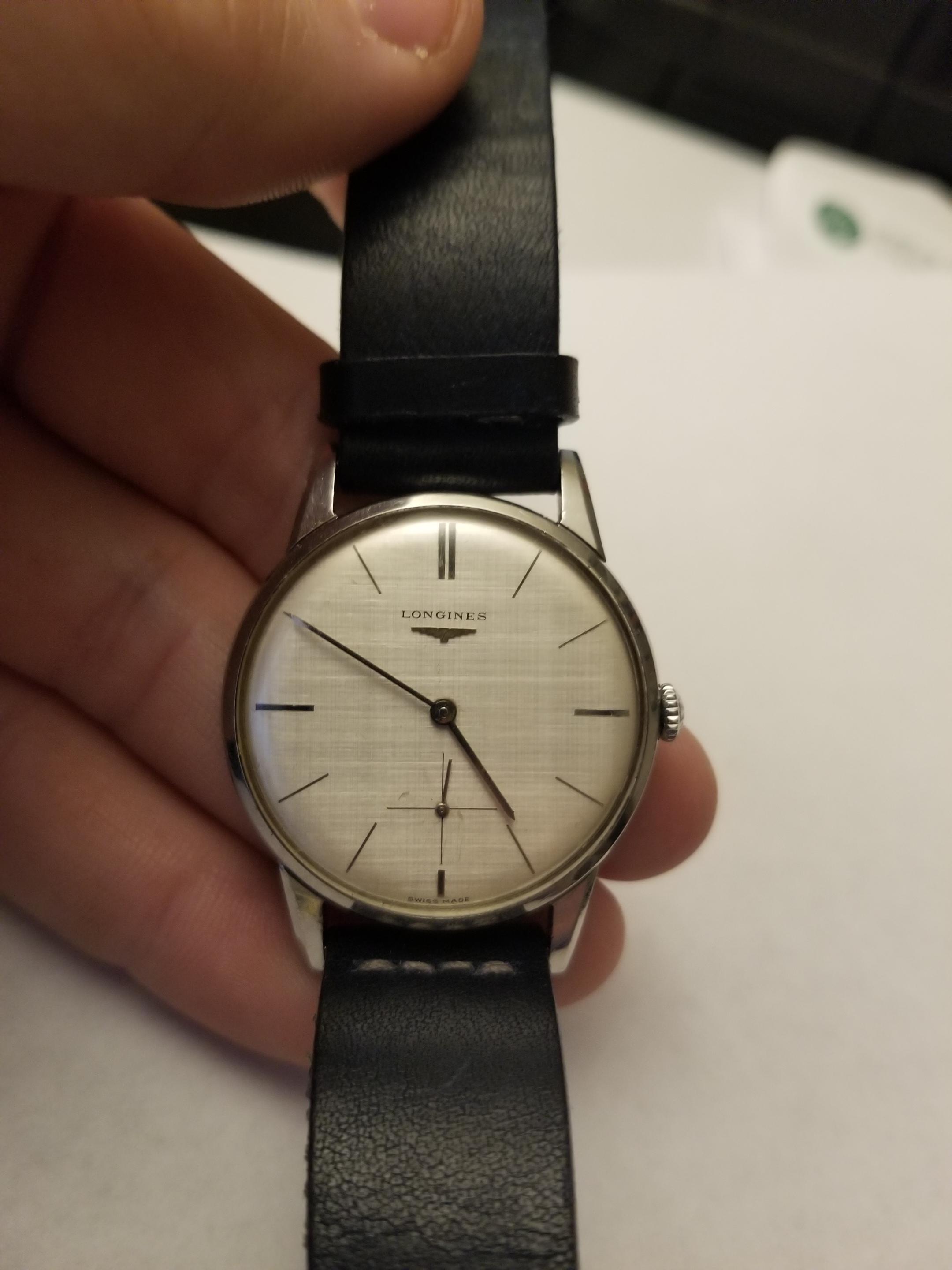 WTS Longines Cal 30L Ref 8888 31 with Subseconds Linen Dial