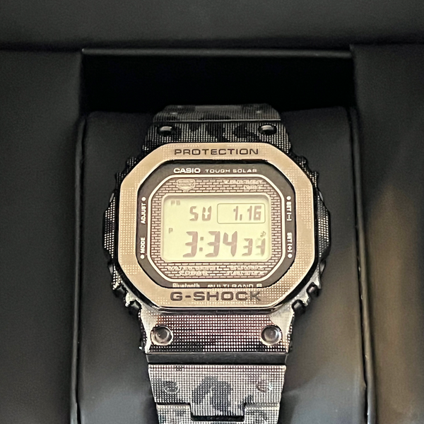 CASIO G-SHOCK GMW-B5000TCM-1 Titanium CAMOUFLAGE Limited Positive ...