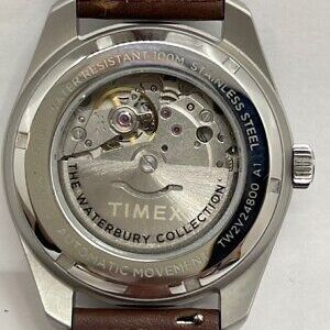 Timex TW2V24800 Classic Waterbury 40mm Automatic Dive Black Mens 