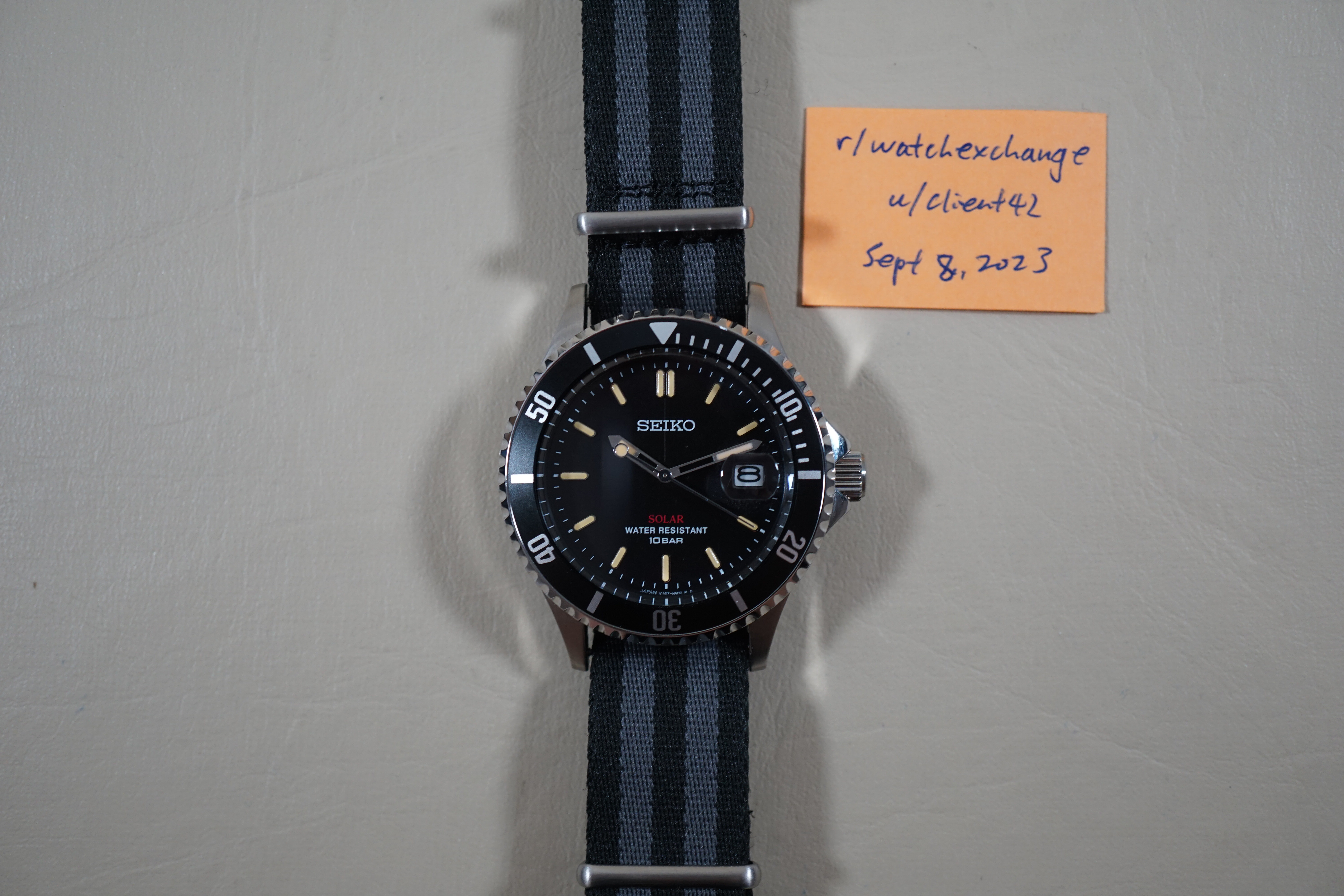 WTS] Seiko SZEV014 V157 Vintage Style Limited JDM Solar Quartz