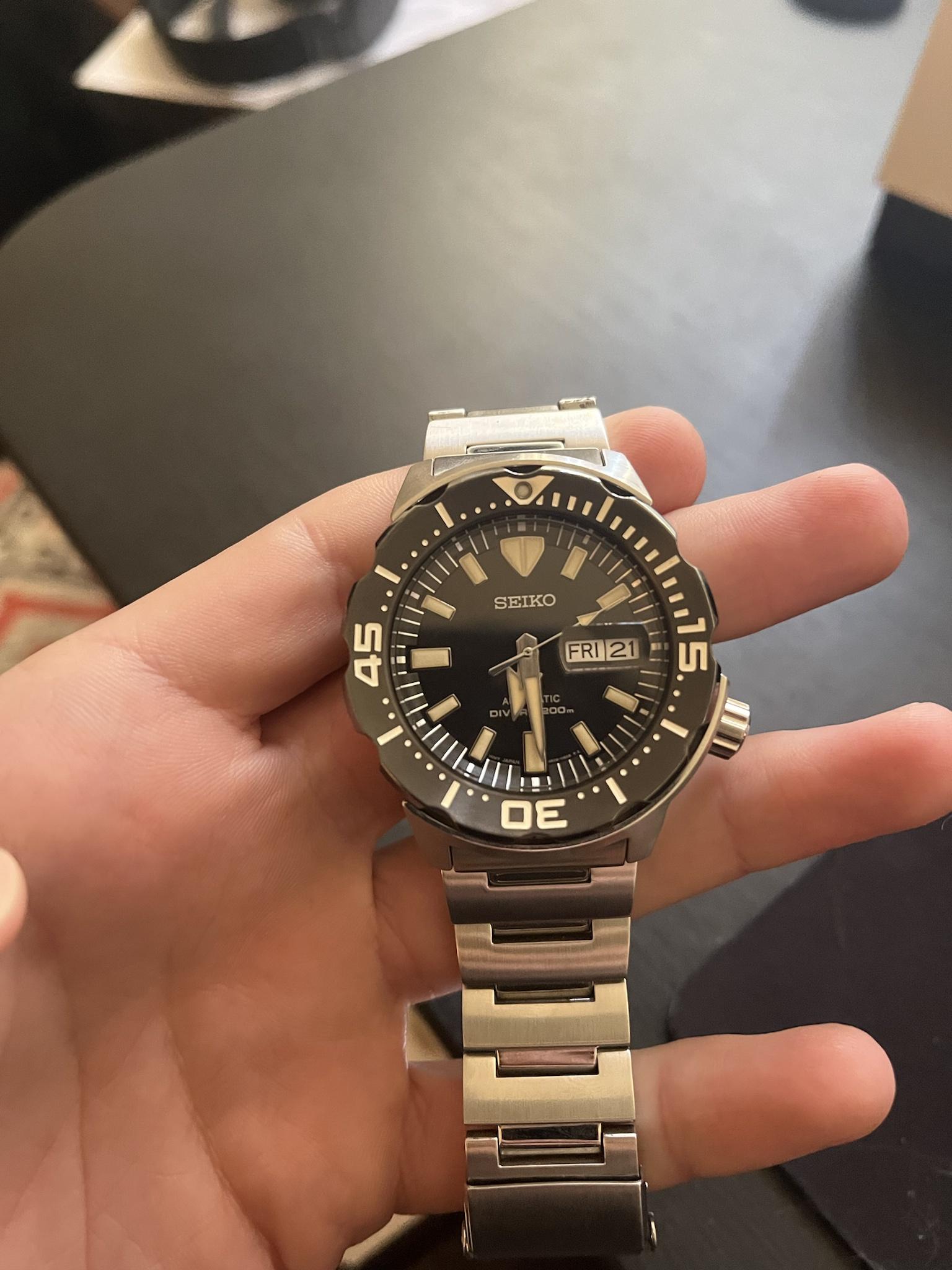 WTS] SEIKO MONSTER 4TH GEN SRPD27(WITH BRACELET)- $200 SHIPPED CONUS |  WatchCharts