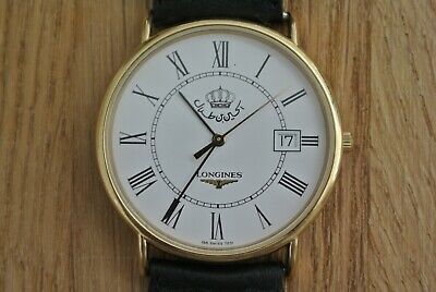 Genuine Longines 18ct Gp King Hussein Bin Talal Jordan