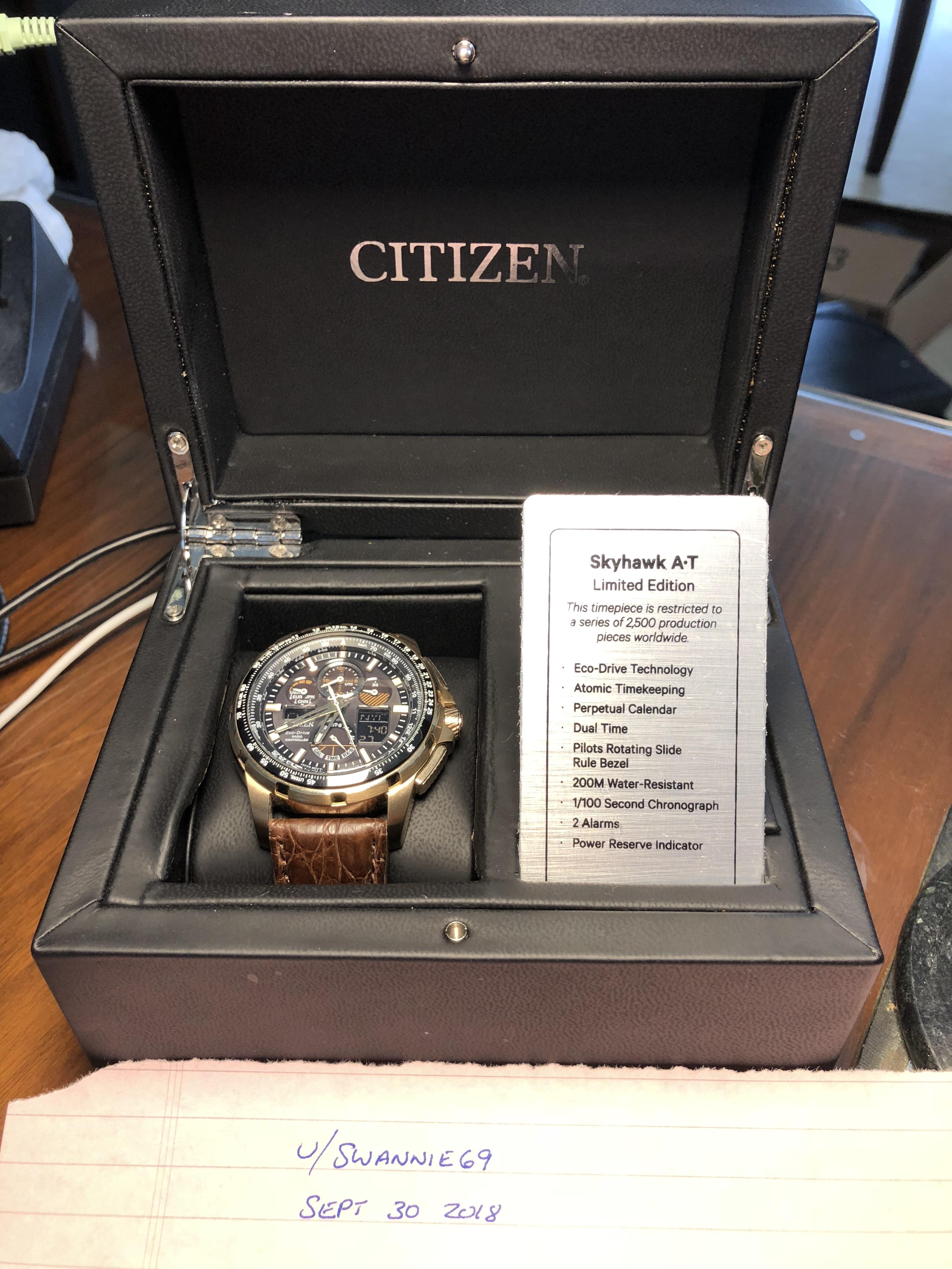 citizen skyhawk limited edition