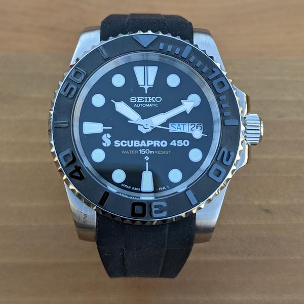 seiko 5 yacht master black