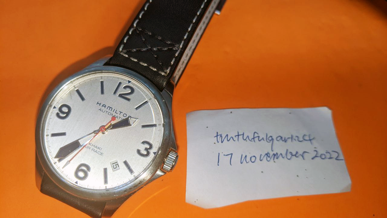 HAMI RED×AIR H762250 SILVER HAMI RED×AIR H762250 SILVER（HAMILTON AUTOMATIC WATCH KHAKI）