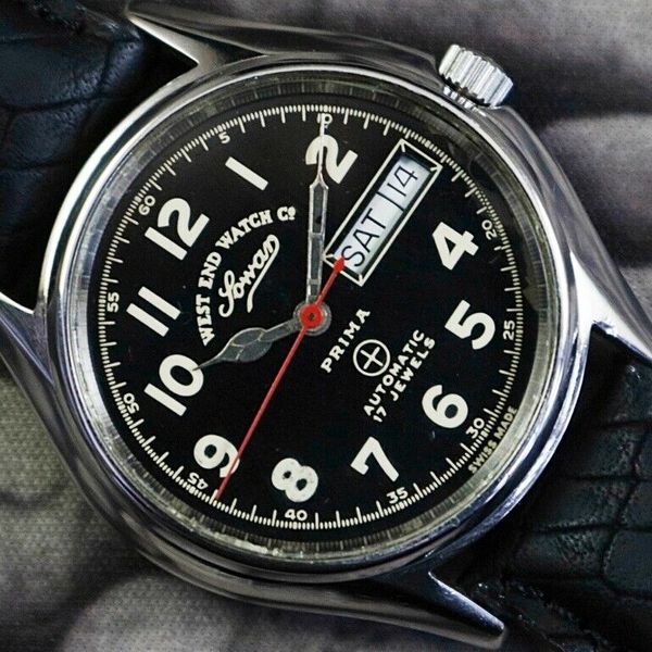 WEST END WATCH Co SOWAR PRIMA AUTOMATIC ETA-2836 MENS SWISS