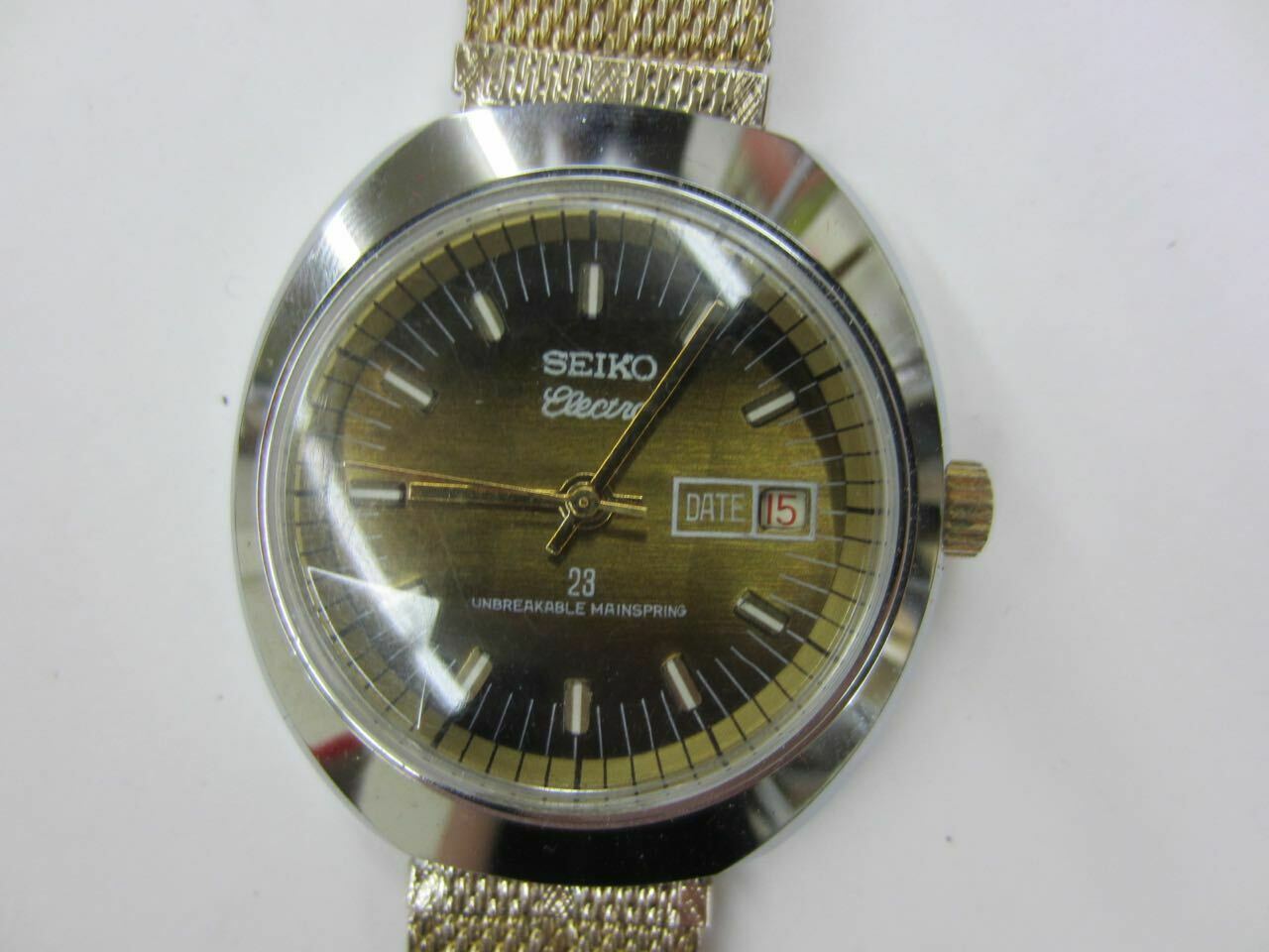 Beautiful Vintage SEIKO ELECTRA 23 Unbreakable Mainspring