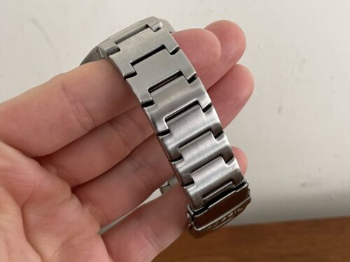 Fossil Big Tic Watch Men Kanji Chinese Animation Silver Tone Fossil Big Tic Watch Men Kanji Chinese Animation Silver Tone