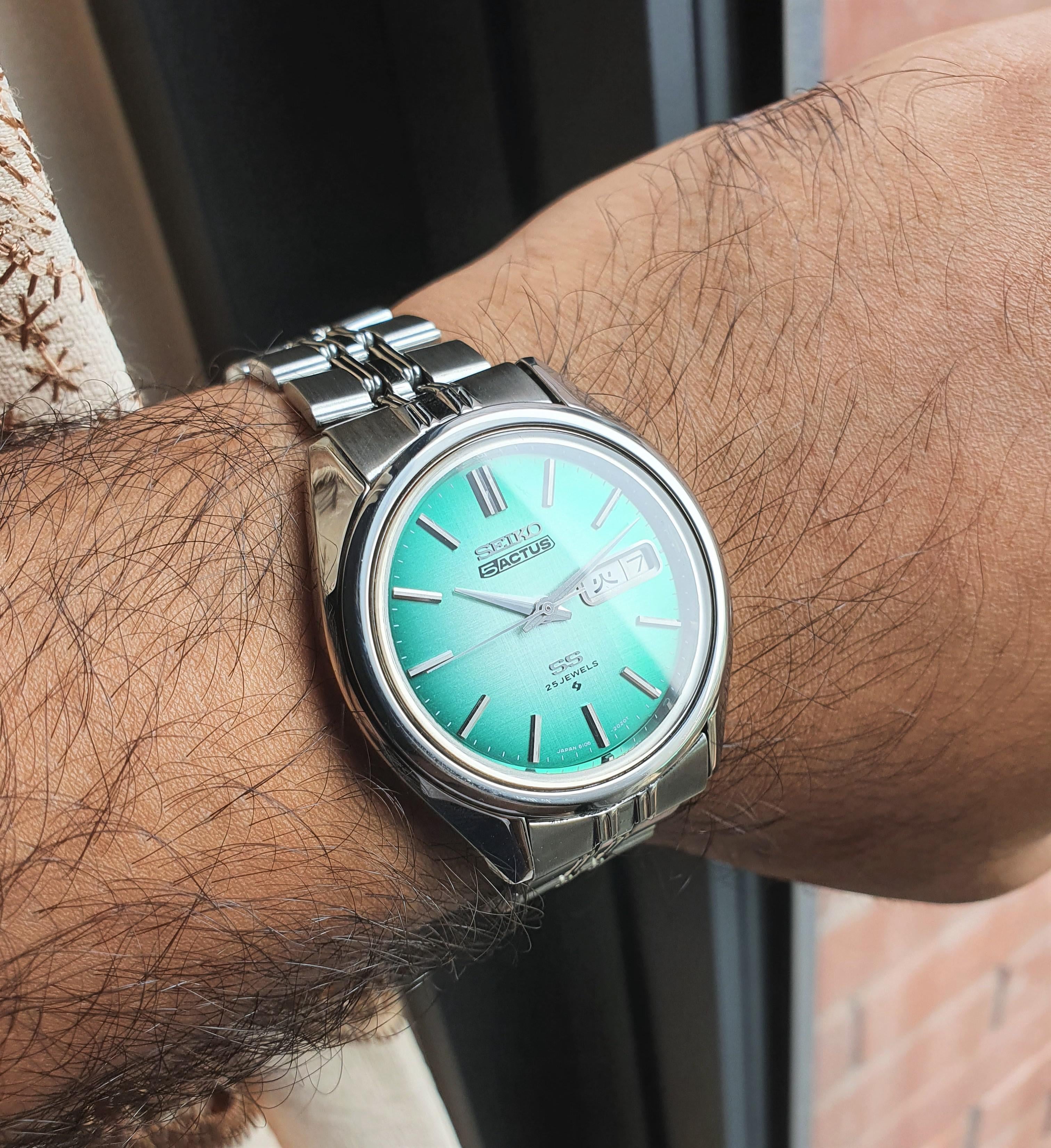 WTS] Seiko Actus 1973 Jade Green Sunburst dial SERVICED JDM