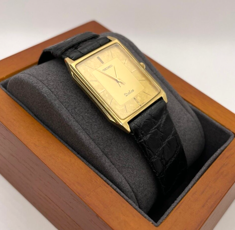 w053] Seiko Dolce Watch 7740-5000 Mens Quartz New Battery