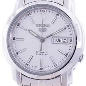 Seiko SNKL75K1 Orologio Da Polso Uomo, Automatico, Acciaio Inox, Quadrante Argenteo