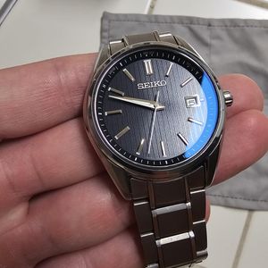 SEIKO TITANIUM CHRONOGRAPH V657-9910 Mens Watch JAPAN