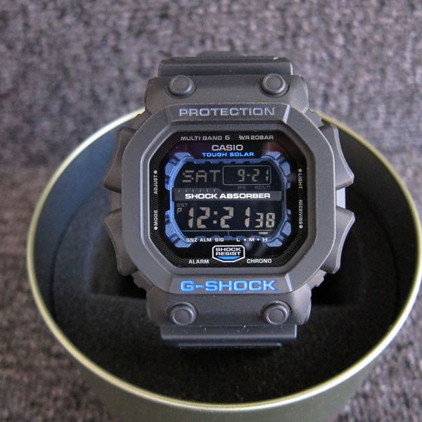 G-SHOCK GXW-56E-1JF ブラック/ブルー Rare Casio G-Shock GXW-56E-1 
