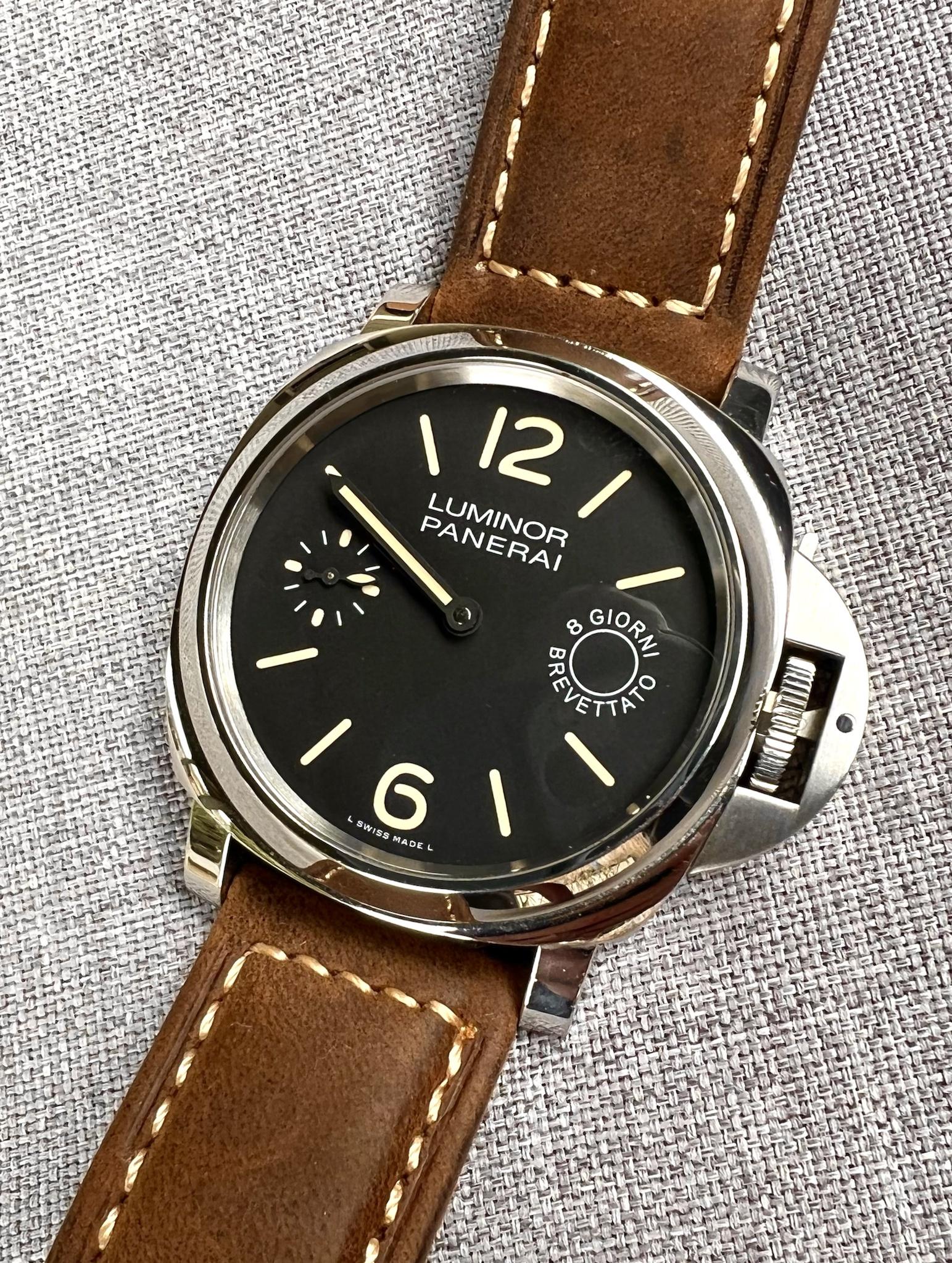 WTS Panerai Luminor Marina PAM 590 Otto Giorni Brevettato with