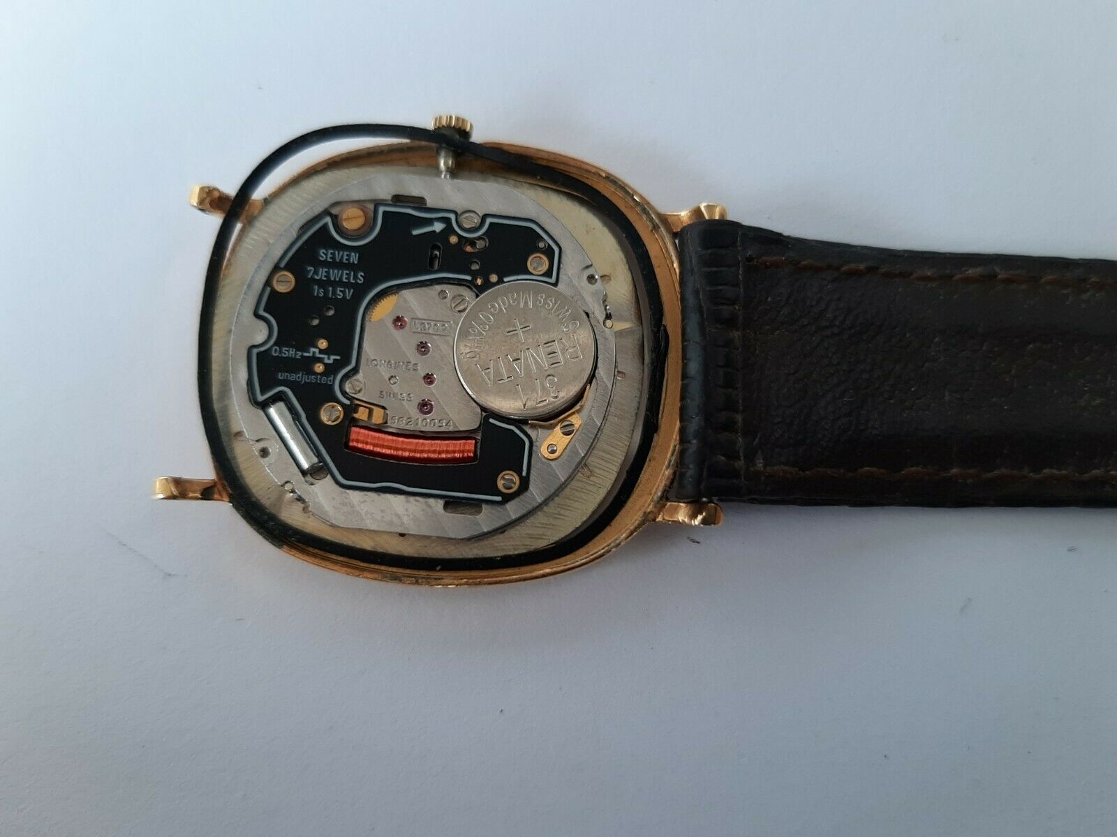 Longines Cal L 970.2 - Quartz Movement-Gold Plated - Ref 6363.970 