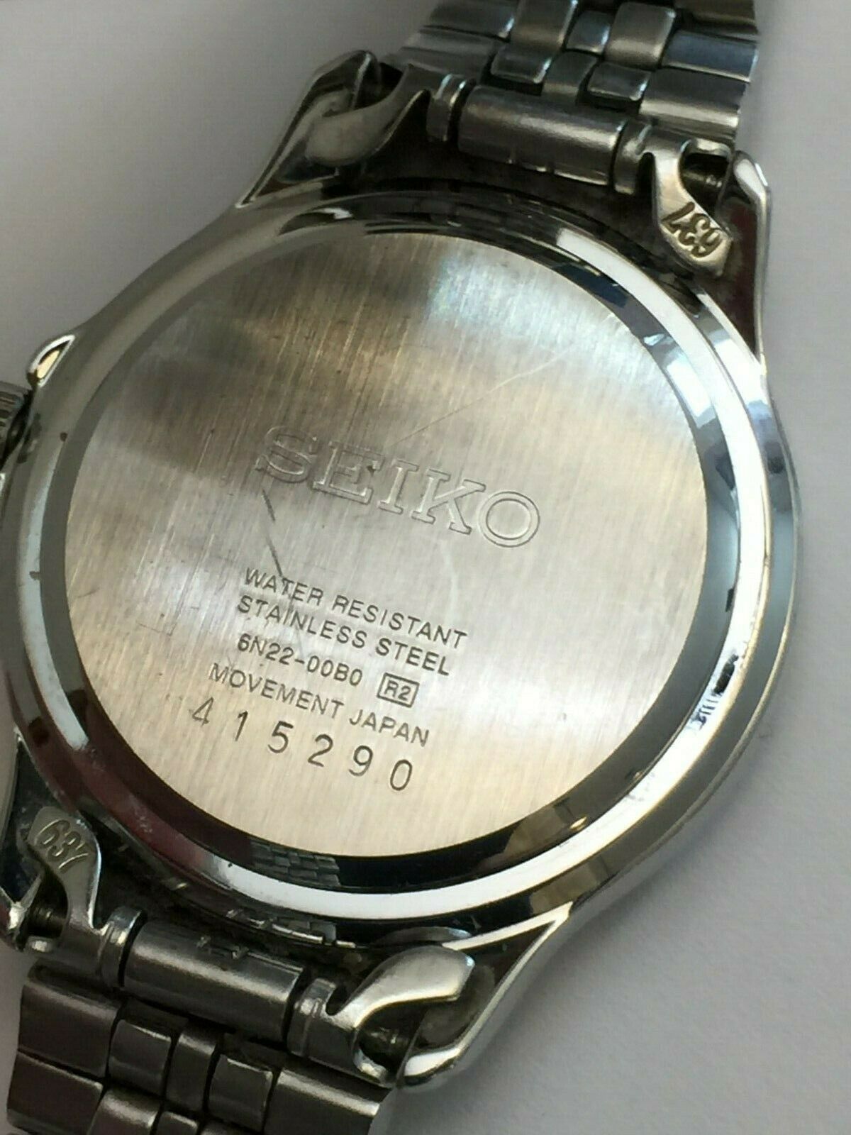 Seiko Ladies Qrtz Wrist Watch Swarovski Crystals W Date Box