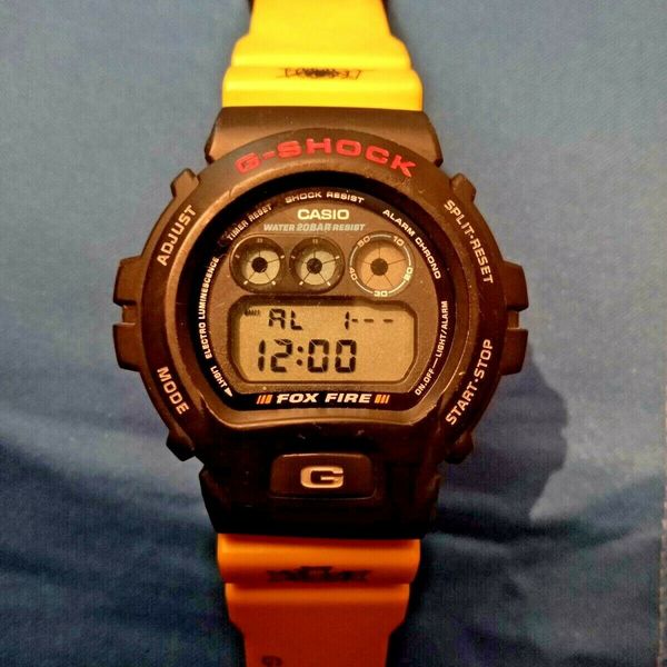 Casio G Shock Foxfire Thrasher Model Dw 6900 Quartz Digital Watch Watchcharts