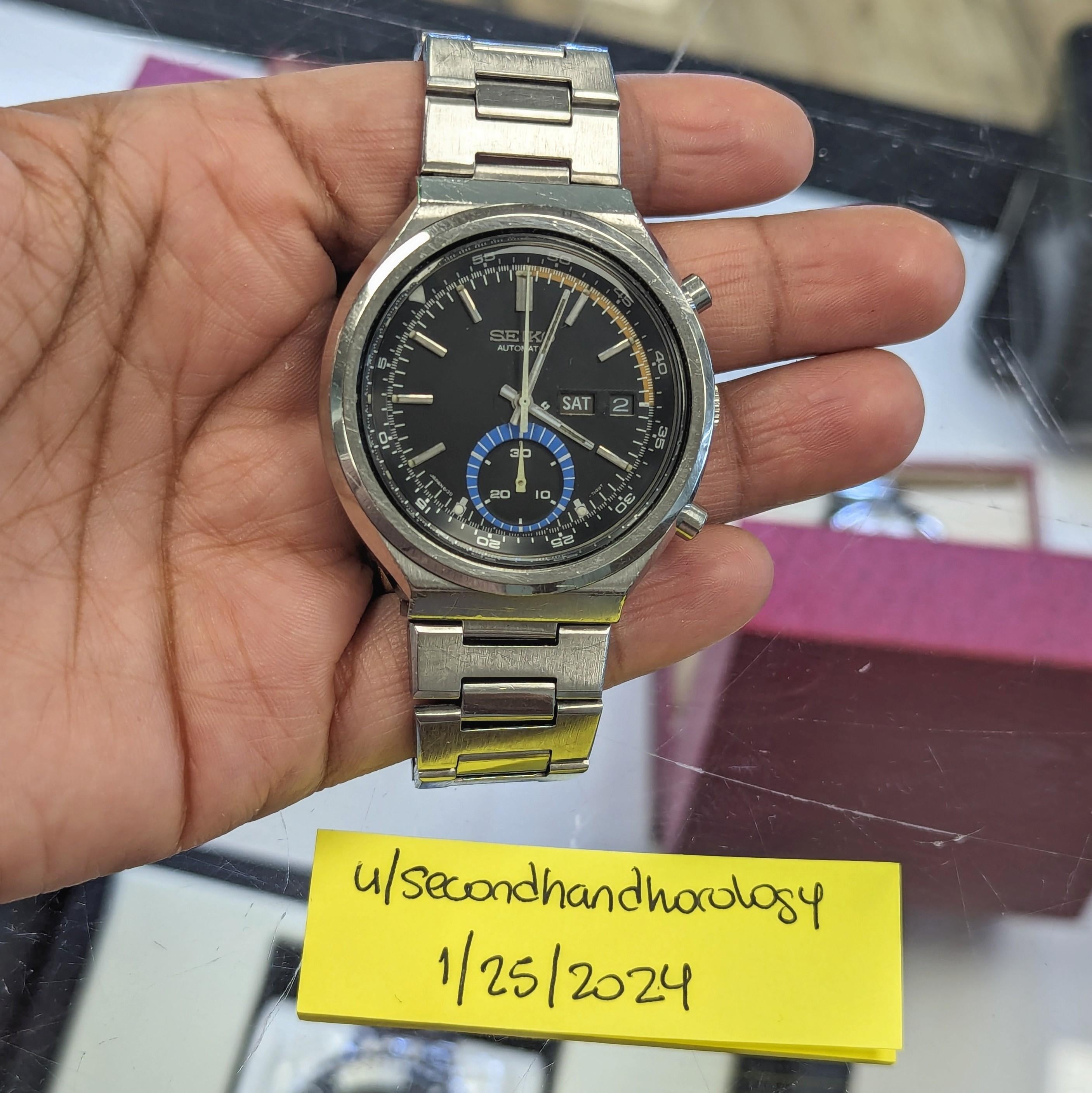 WTS 1974 SEIKO Speed Timer Chronograph Automatic Watch Ref. 6139