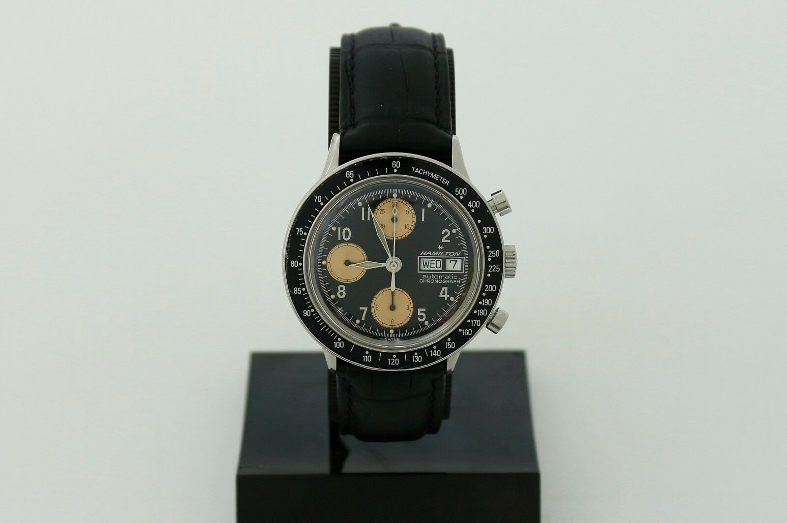 Vintage 1970s HAMILTON chronograph automatic Valjoux 7750 Day Date