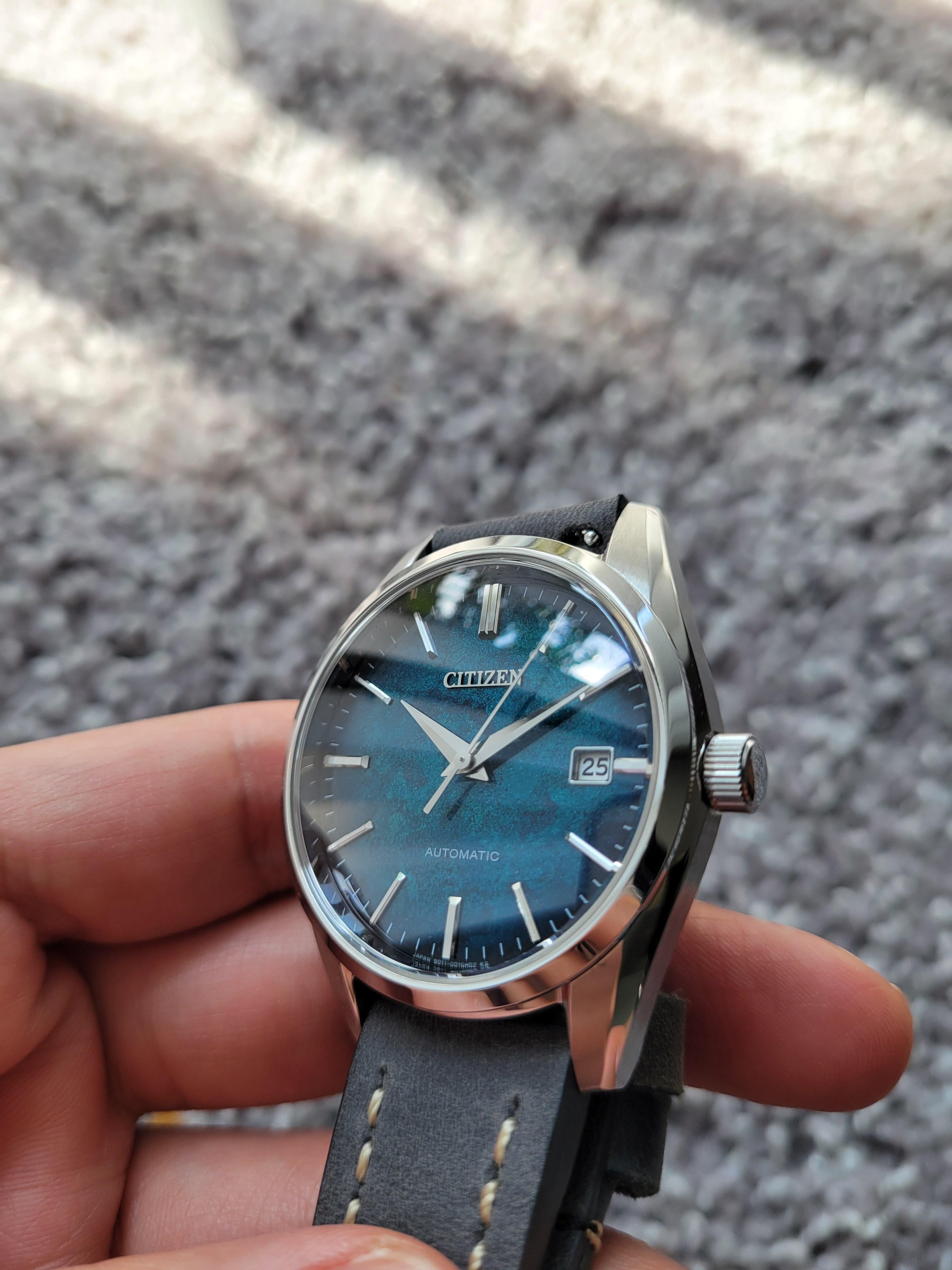 WTS] Mint Condition Citizen Silver Leaf Lacquer Dial Blue Ref 