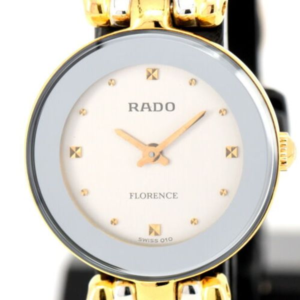 Auth RADO FLORENCE 153.3678.2 Gray Dial Quartz Women's Watch