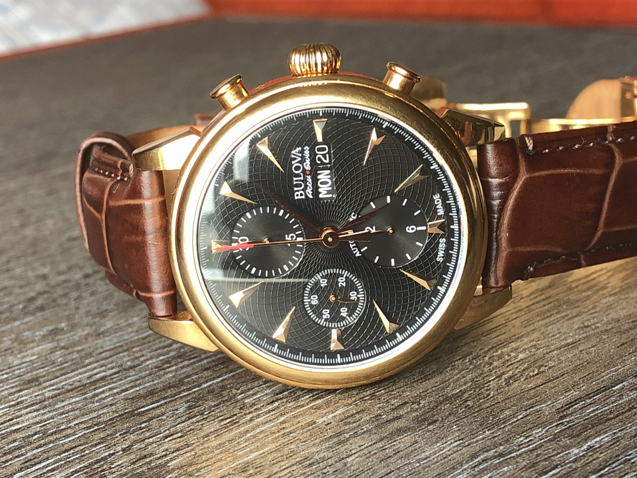 Bulova accu swiss on sale chronograph